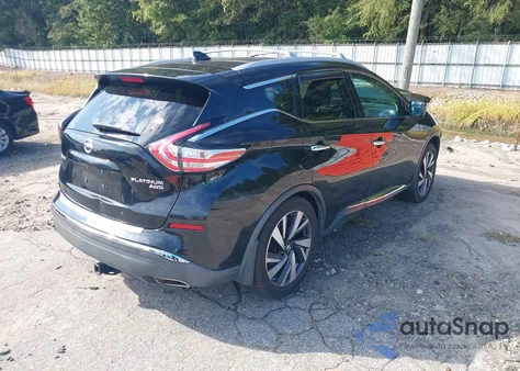 2016 Nissan Murano Platinum из США, поврежденный, VIN 5N1AZ2MH0GN155081